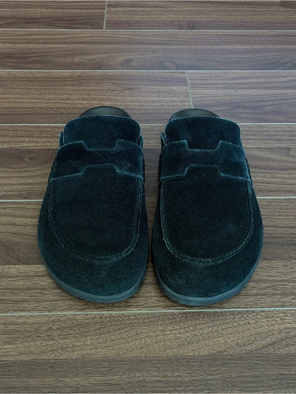 Hermes Black Suede Go Mule